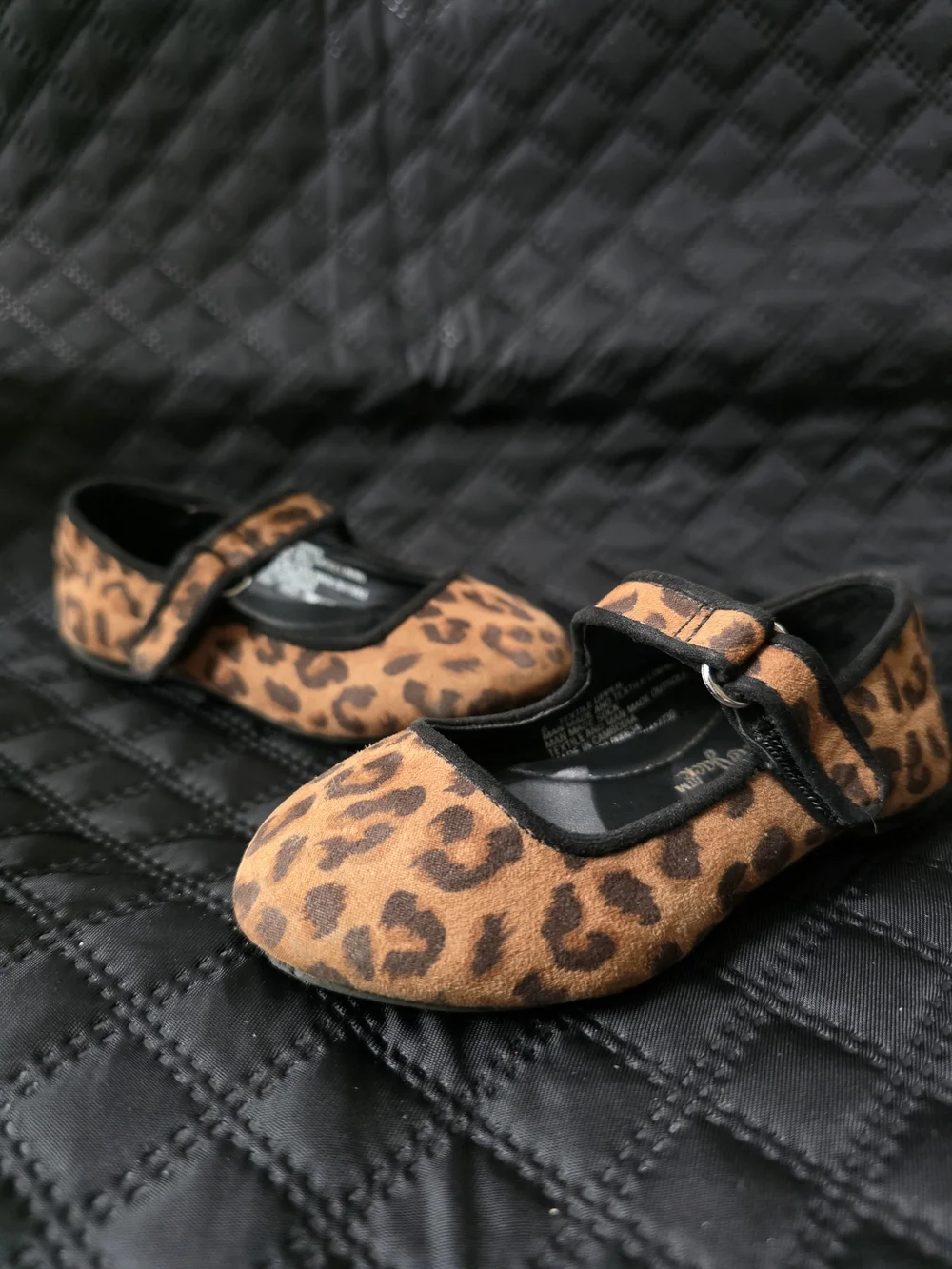 2x1 BOGO Cat & Jack Toddler Girl Leopard Print Mary Jane Flats Size 6